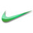 Nike green logo
